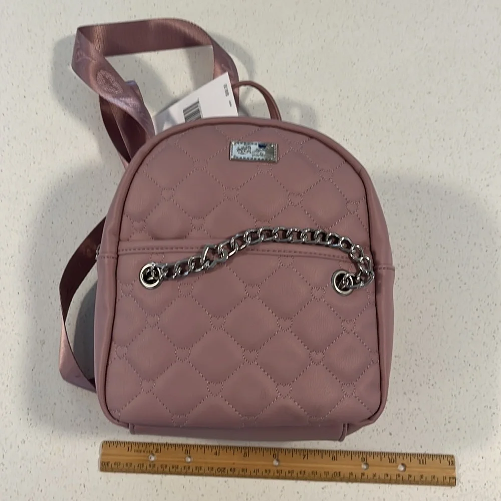Backpack - Adorable Mauve Backpack by Betsy Johnson, New with Tags